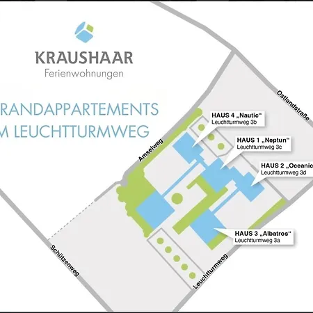 Апартаменты Strandappartements Am Leuchtturmweg Moewe *